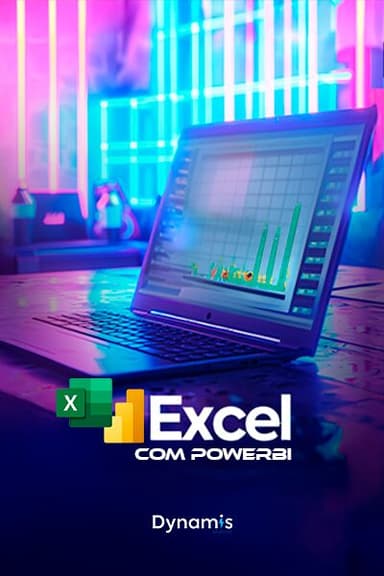 Capa do curso de Excel com Power BI